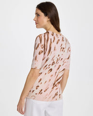 Ella Crewneck Metallic Pullover Sweater Sweet Blossom - Chico's