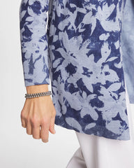 Ella Floral Cardigan Blue - Chico's