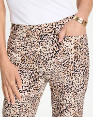 Brigitte™ Animal Print Crop Flare Pants Pale Sand - Chico's