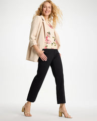 High Hem Straight Crop Pants Black - Chico's