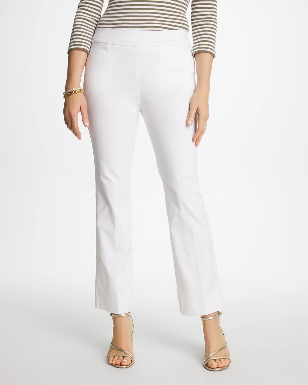 Brigitte™ Crop Flare Alabaster - Chico's