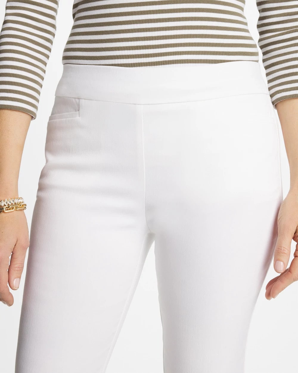 Brigitte™ Crop Flare Alabaster - Chico's