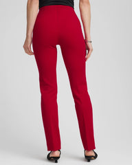 Juliet Slim Trim Detail Pants Carmine Red - Chico's