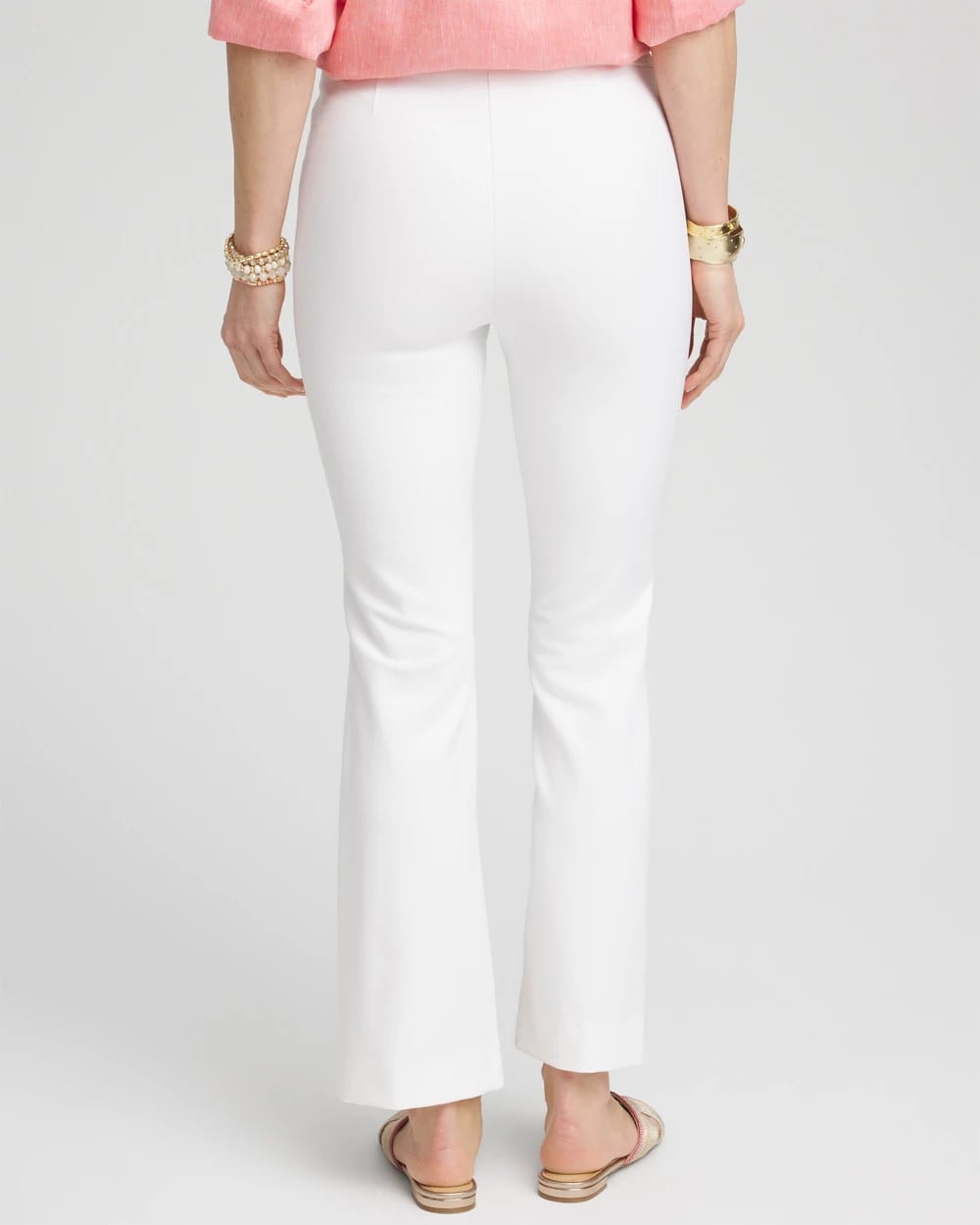 Lightweight Juliet Flared Ankle Pants Alabaster - Chico's