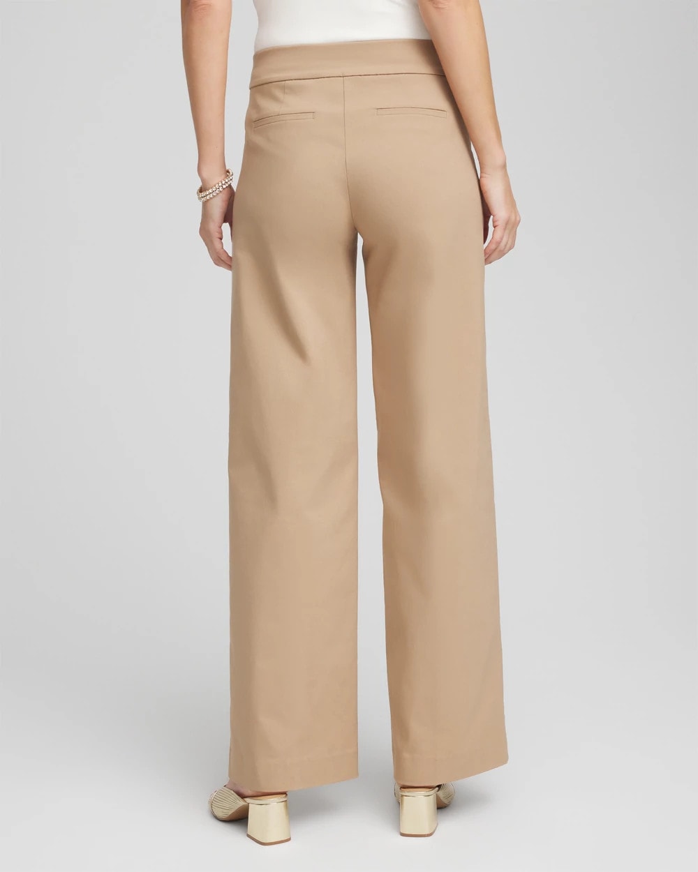 Brigitte™ Slim Wide-Leg Pants Cattail Brown - Chico's