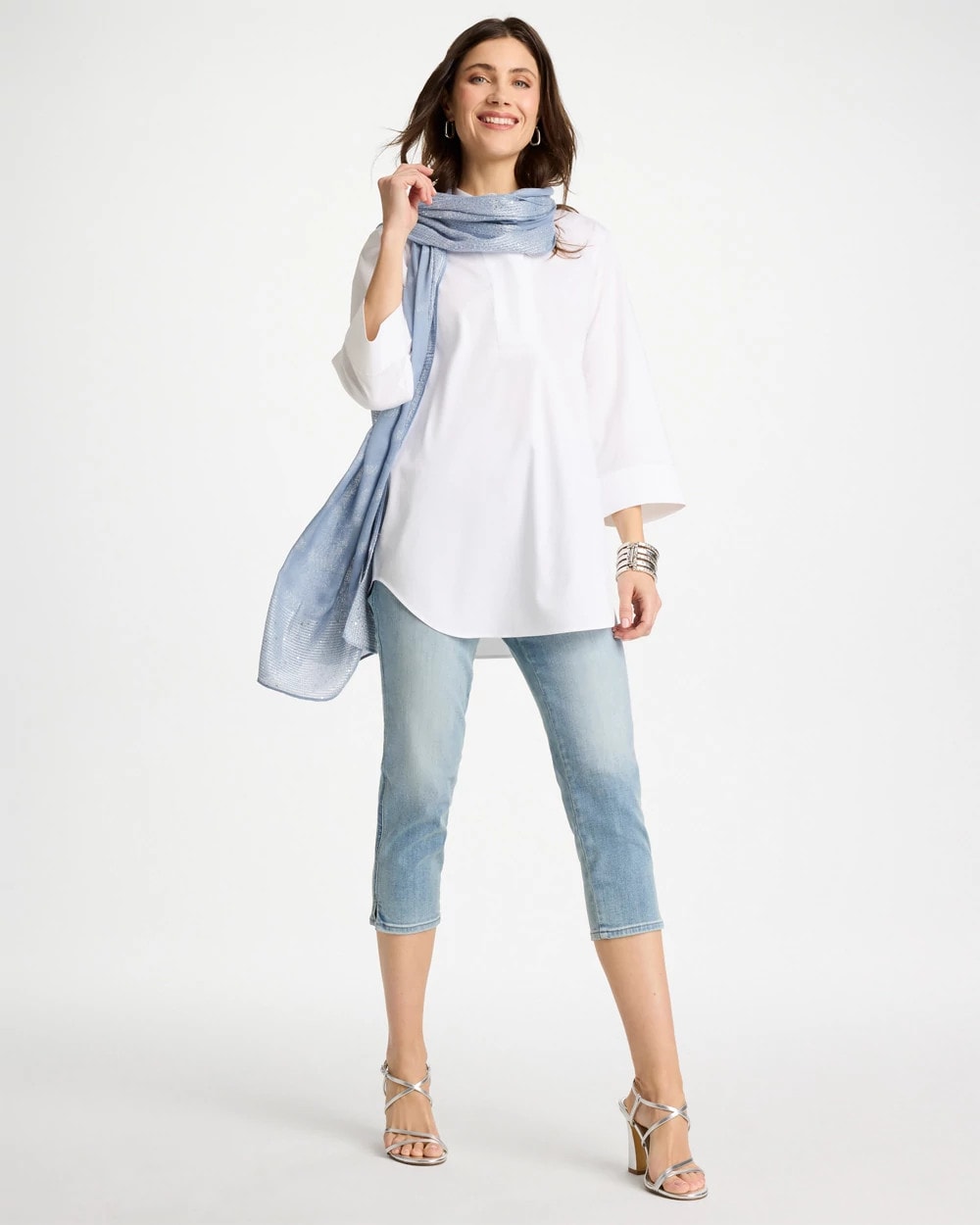 Pull-On Capri Jeans Printemps Indigo - Chico's