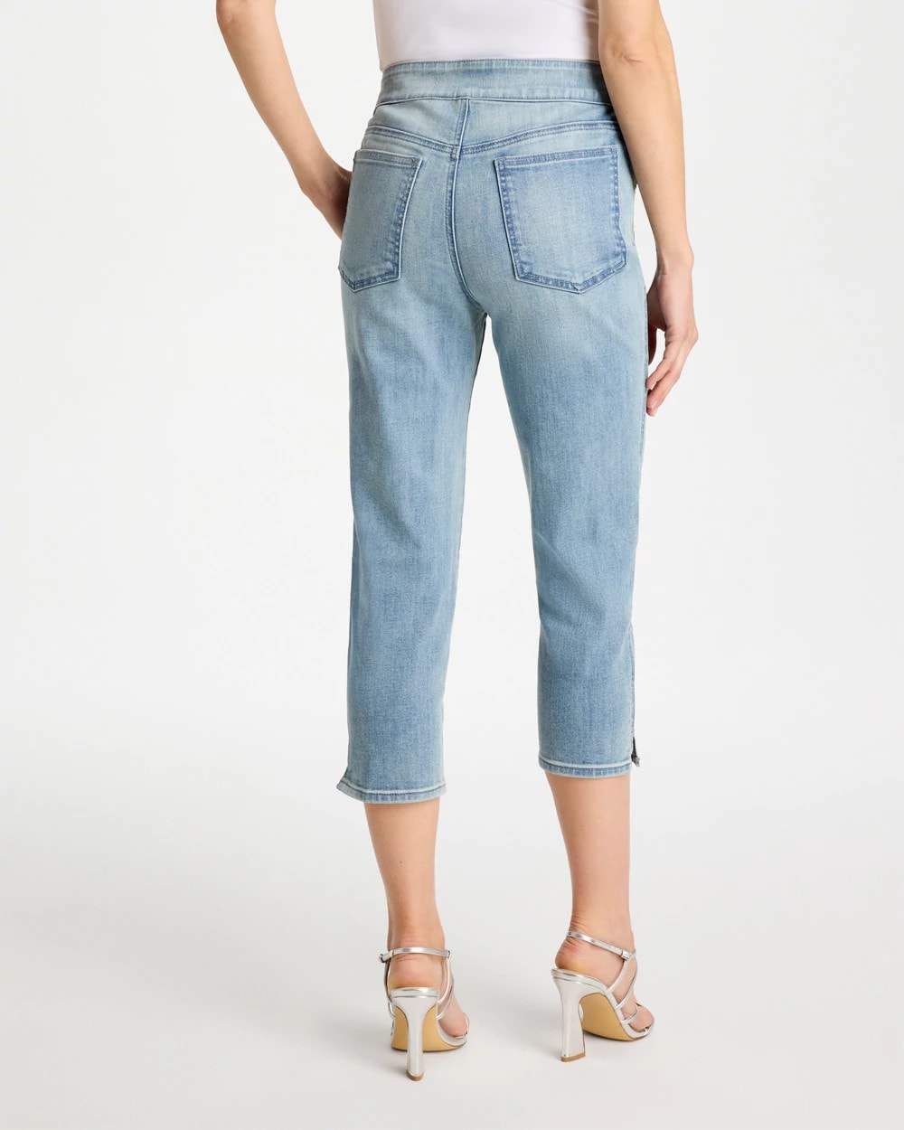 Pull-On Capri Jeans Printemps Indigo - Chico's