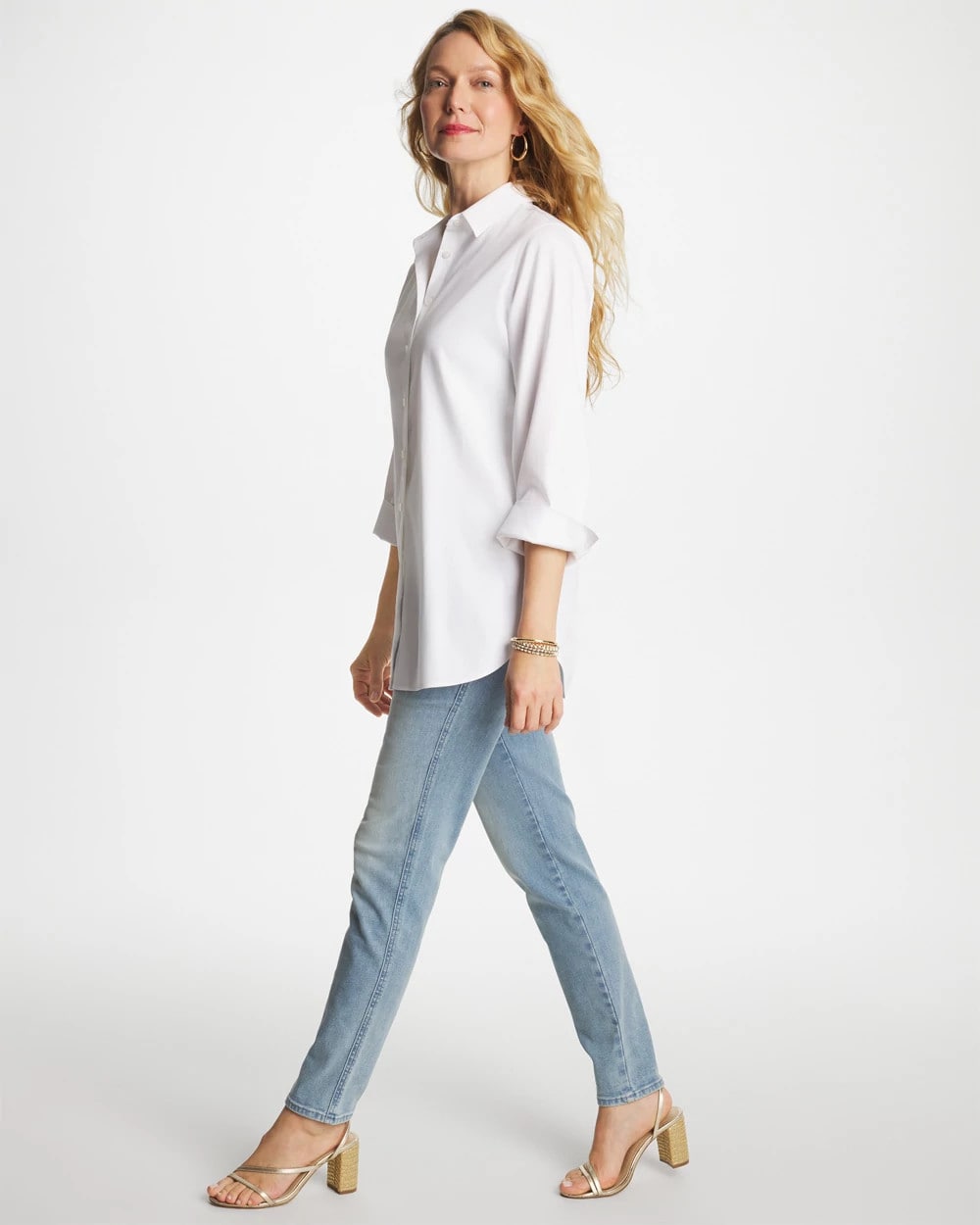 Pull-On Slim Ankle Jeggings Printemps Indigo - Chico's