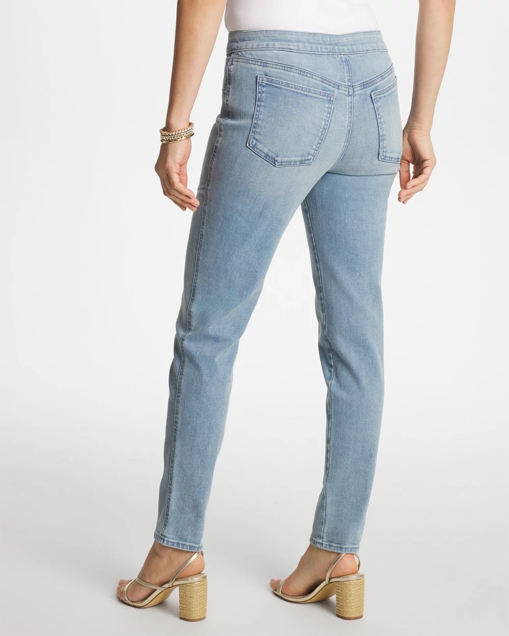 Pull-On Slim Ankle Jeggings Printemps Indigo - Chico's