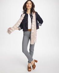 Pinnacle Stripe Girlfriend Ankle Jeans Denim - Chico's