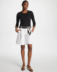 Denim Trouser Shorts Alabaster - Chico's