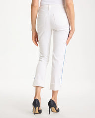 Girlfriend Roll Cuff Crop Jeans Alabaster - Chico's