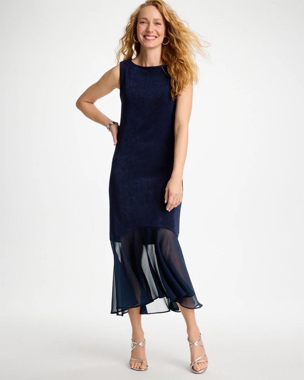 Travelers™ Chiffon Hem Dress Travelers India Ink - Chico's