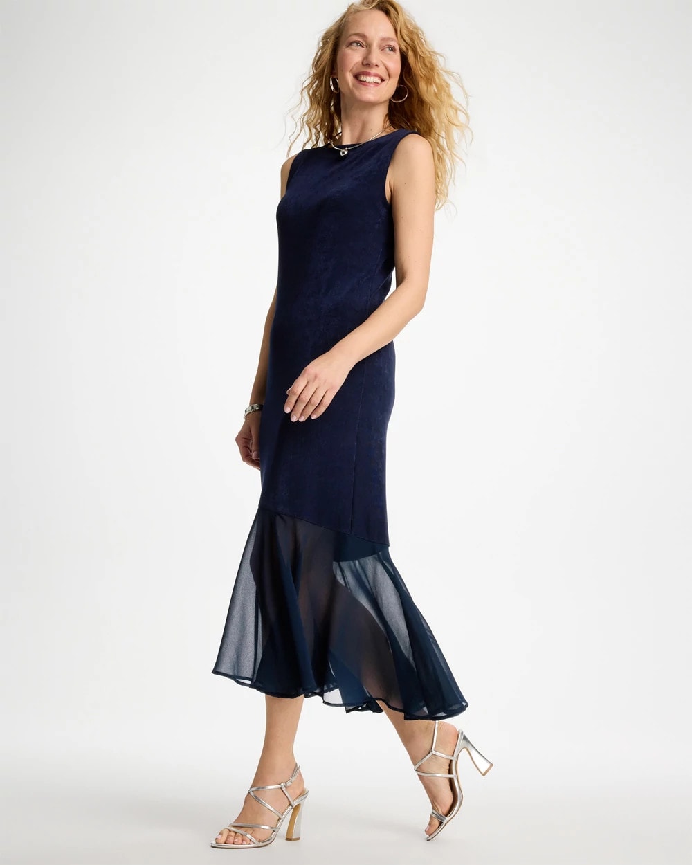 Travelers™ Chiffon Hem Dress Travelers India Ink - Chico's