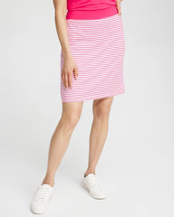 Zenergy® UPF Knit Stripe Skort Pink Bromeliad - Chico's