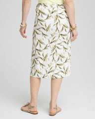 Linen Midi Wrap Skirt Alabaster - Chico's