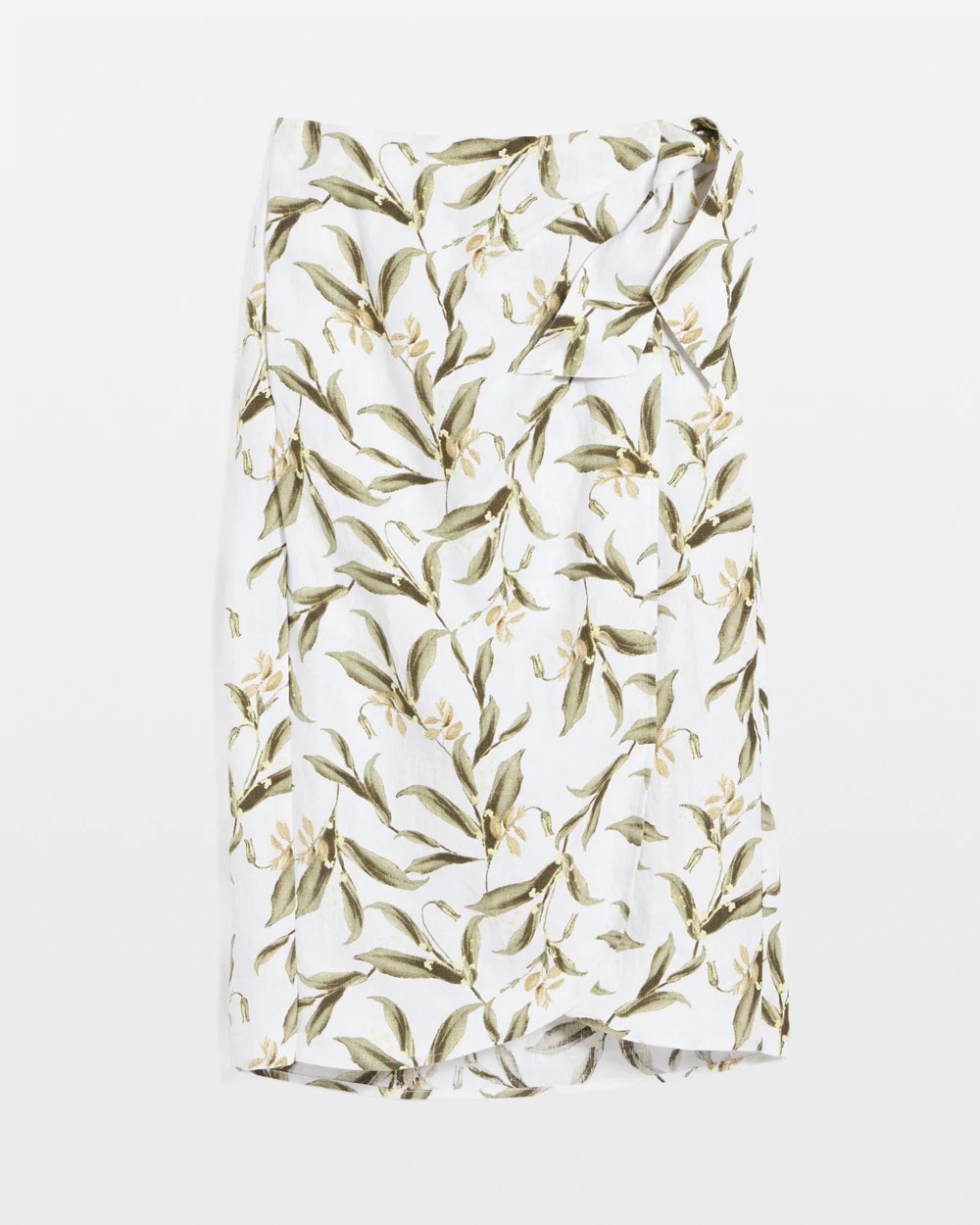 Linen Midi Wrap Skirt Alabaster - Chico's