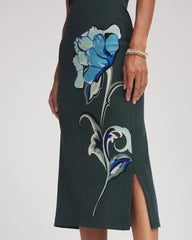 Travelers™ Artisanal Midi Skirt Darkest Spruce - Chico's