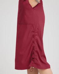 Zenergy® UPF Bungee-Hem Pull-On Skirt Russet Red - Chico's