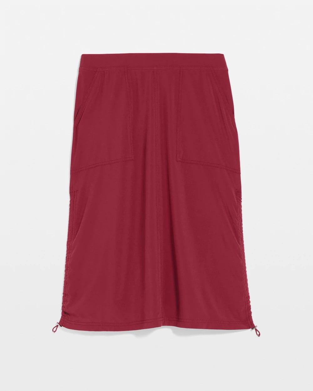 Zenergy® UPF Bungee-Hem Pull-On Skirt Russet Red - Chico's