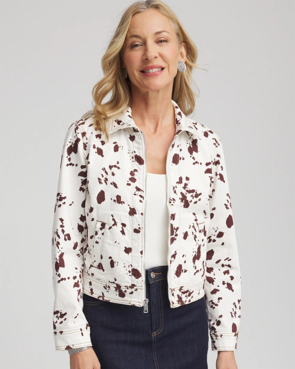 Pampas Pony Denim Jacket Ecru - Chico's