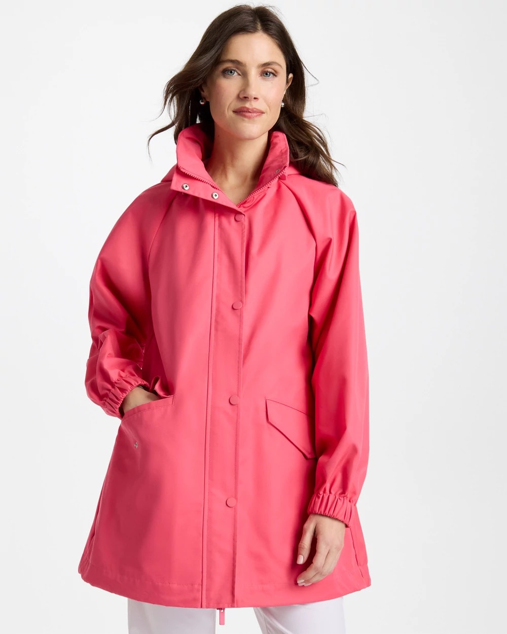 Zenergy® Twill Rain Jacket Blossom - Chico's