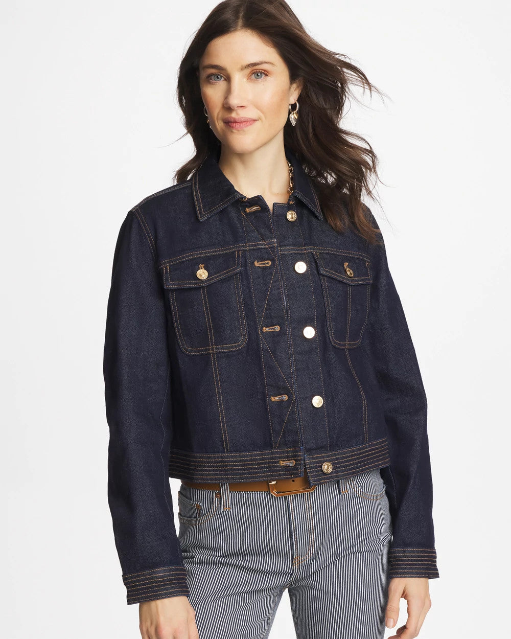Denim Trucker Jacket Cedar Rinse - Chico's