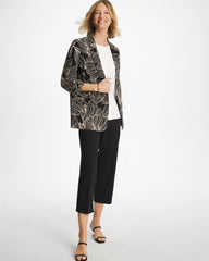 Ginkgo Crepe Blazer Black - Chico's