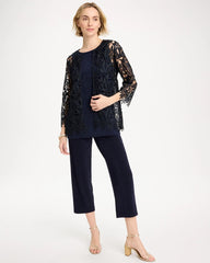 Travelers™ Galloon Lace Jacket Travelers India Ink - Chico's