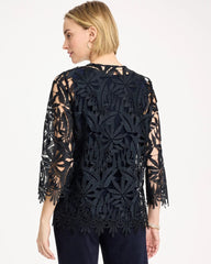 Travelers™ Galloon Lace Jacket Travelers India Ink - Chico's