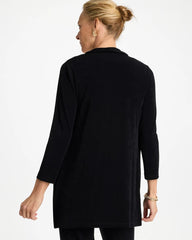 Travelers™ Classic Long Knit Jacket Travelers Black - Chico's