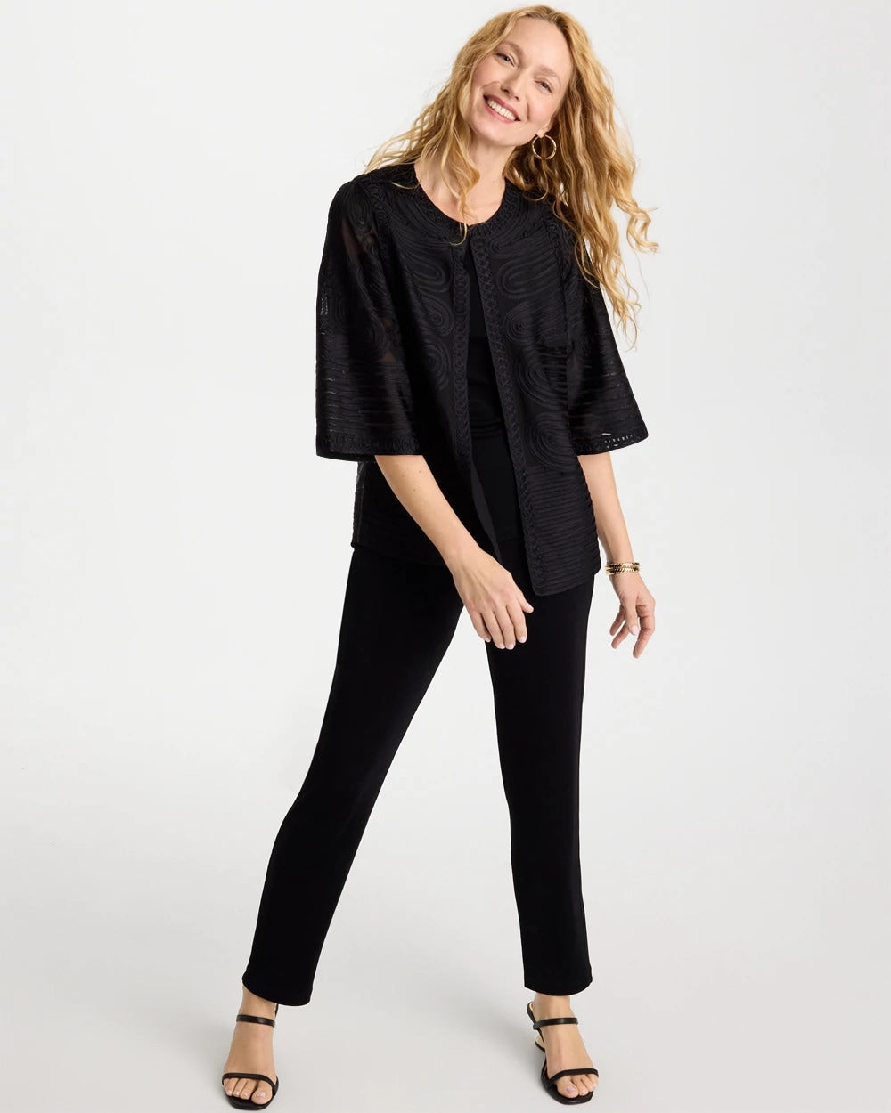 Travelers™ Collection Soutache Jacket Travelers Black - Chico's