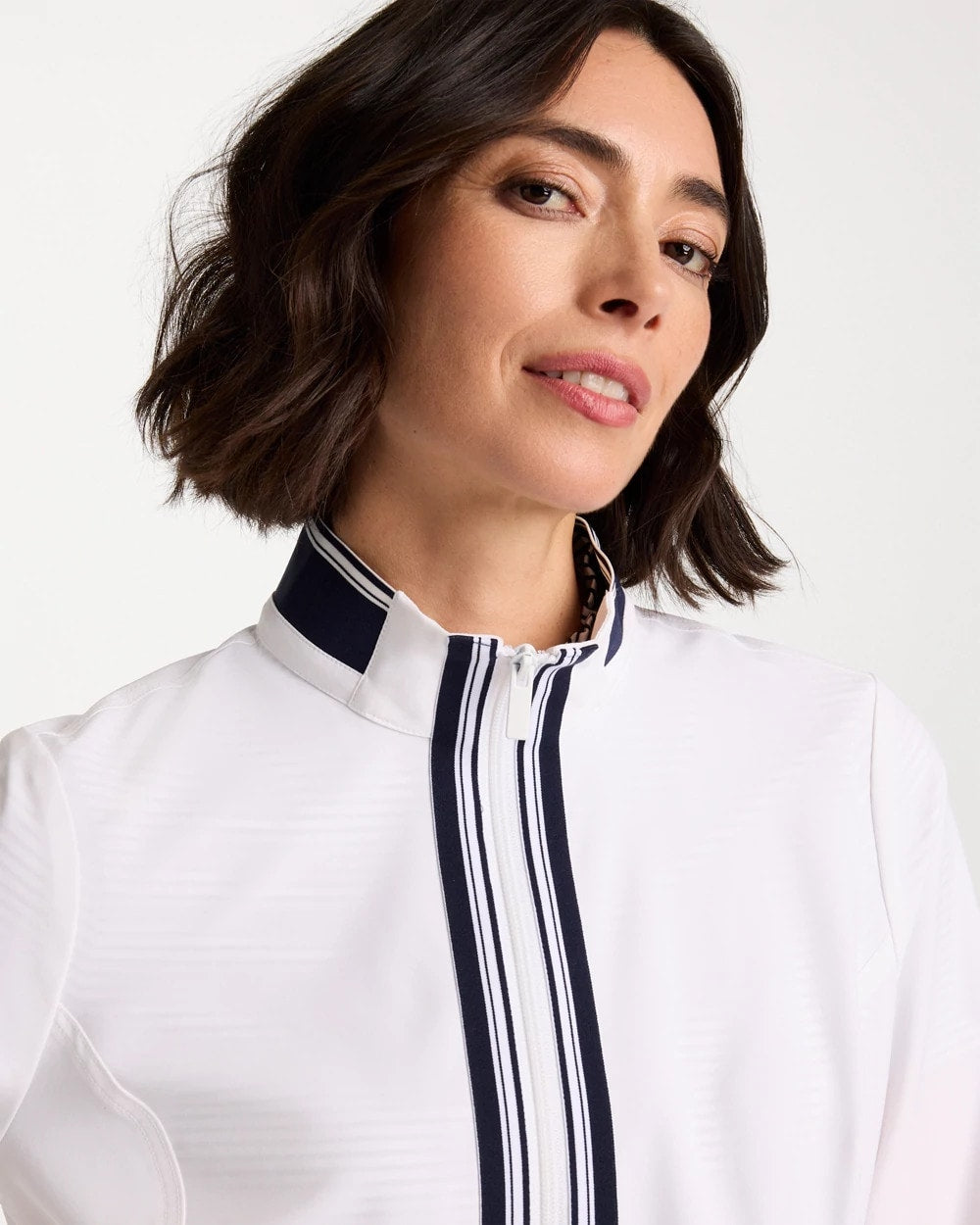 Zenergy® UPF Colorblock Jacket Alabaster - Chico's