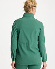 Zenergy® UPF Piping Anorak Jacket Water Lily Green - Chico's