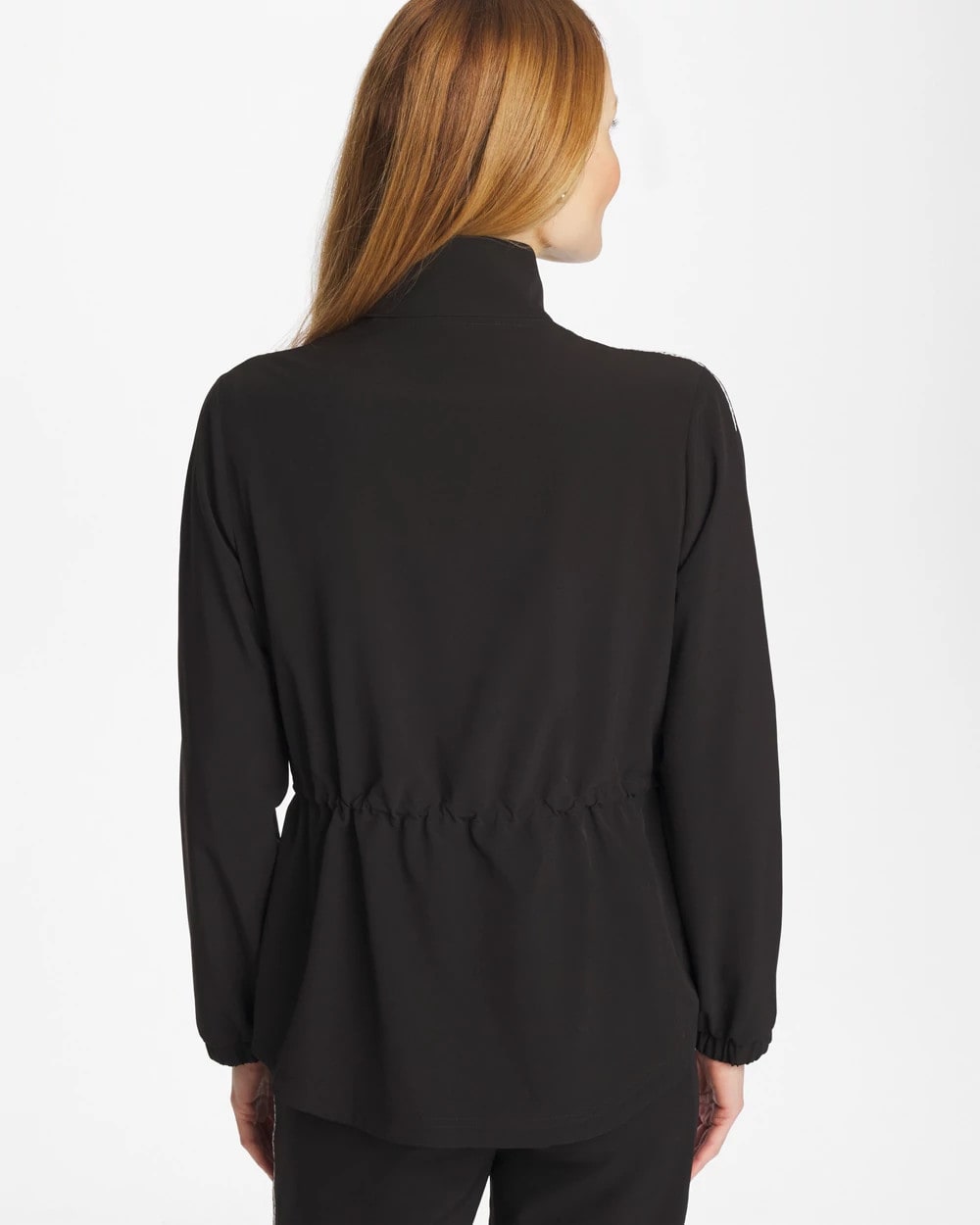 Zenergy® UPF Lattice-Trim Jacket Black - Chico's