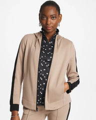 Zenergy® Double-Knit Contrast Jacket Studio Taupe - Chico's