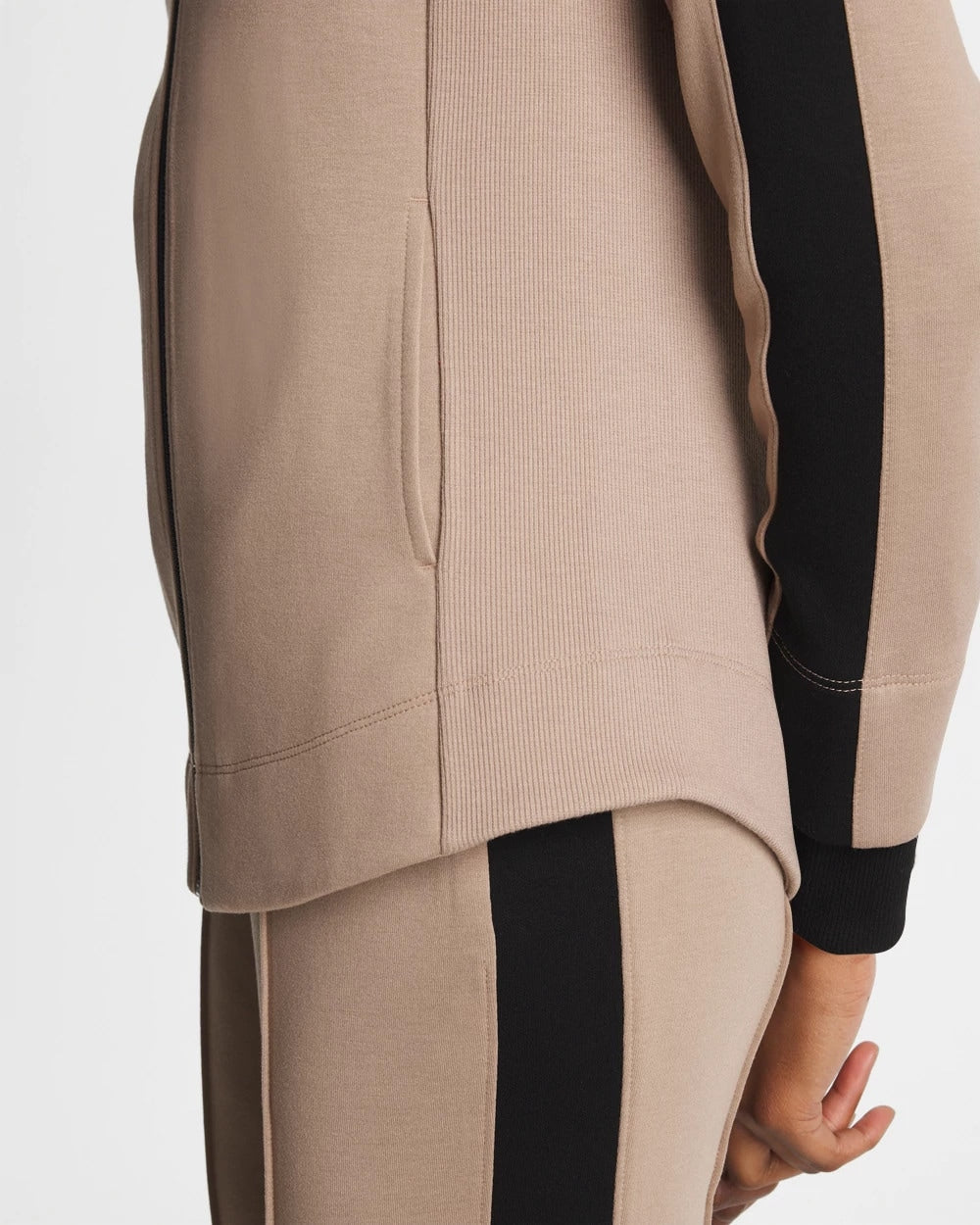 Zenergy® Double-Knit Contrast Jacket Studio Taupe - Chico's