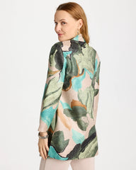 Travelers™ Soft Bloom Reversible Crushed Jacket Kelp Forest - Chico's