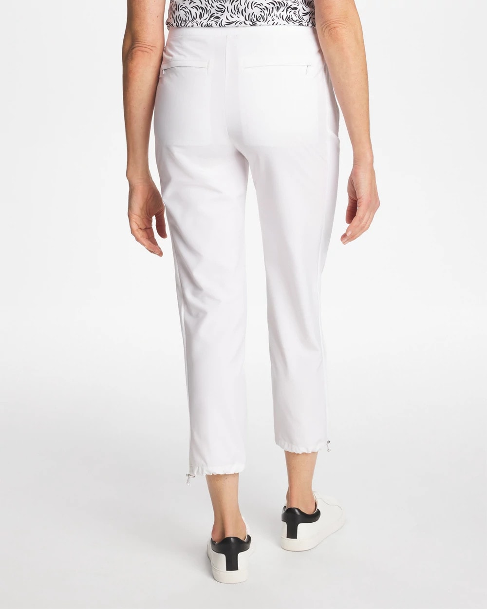 Zenergy® UPF Rib Mix Cropped Pants Alabaster - Chico's