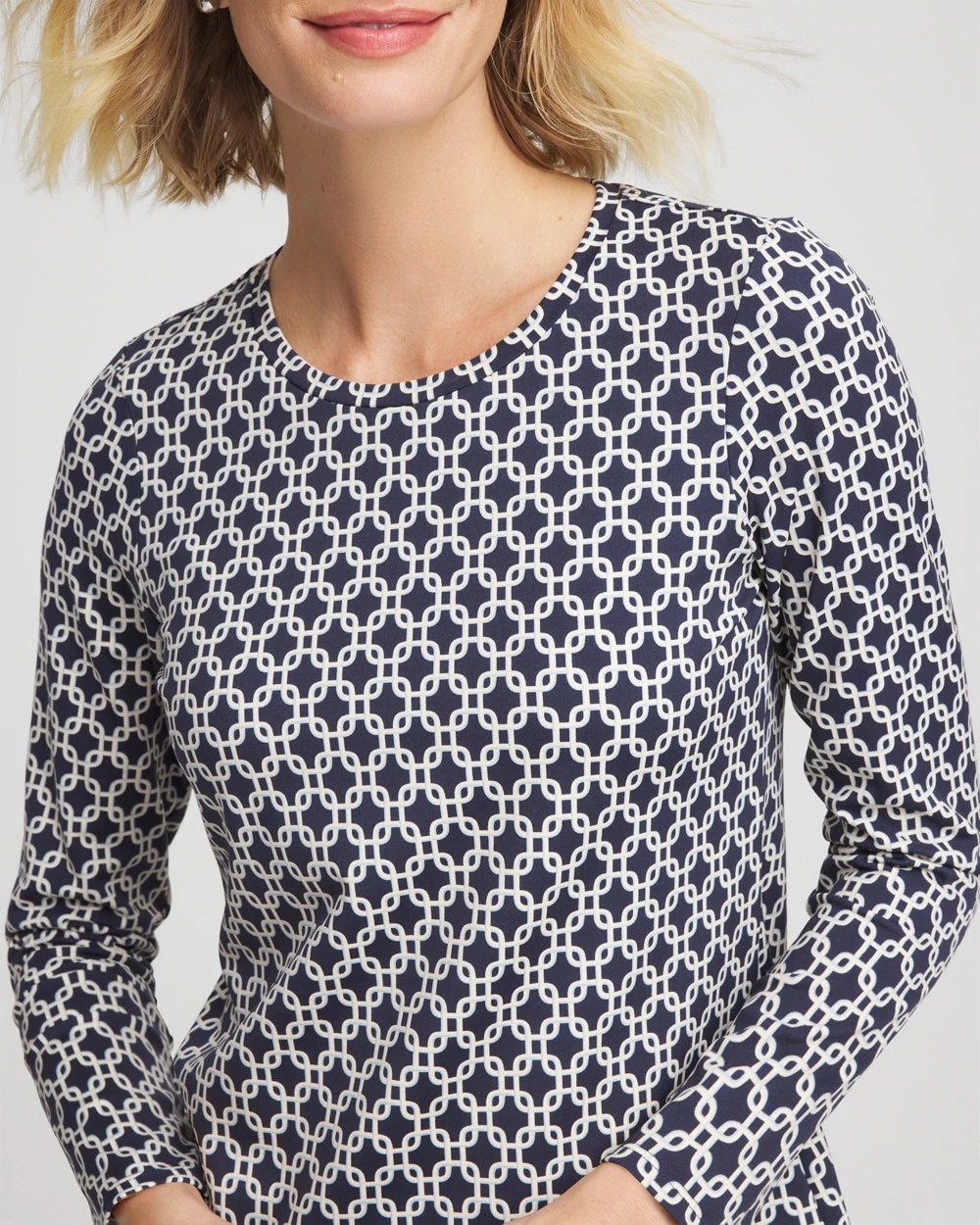 Zenergy® Chain Top Passport Blue - Chico's