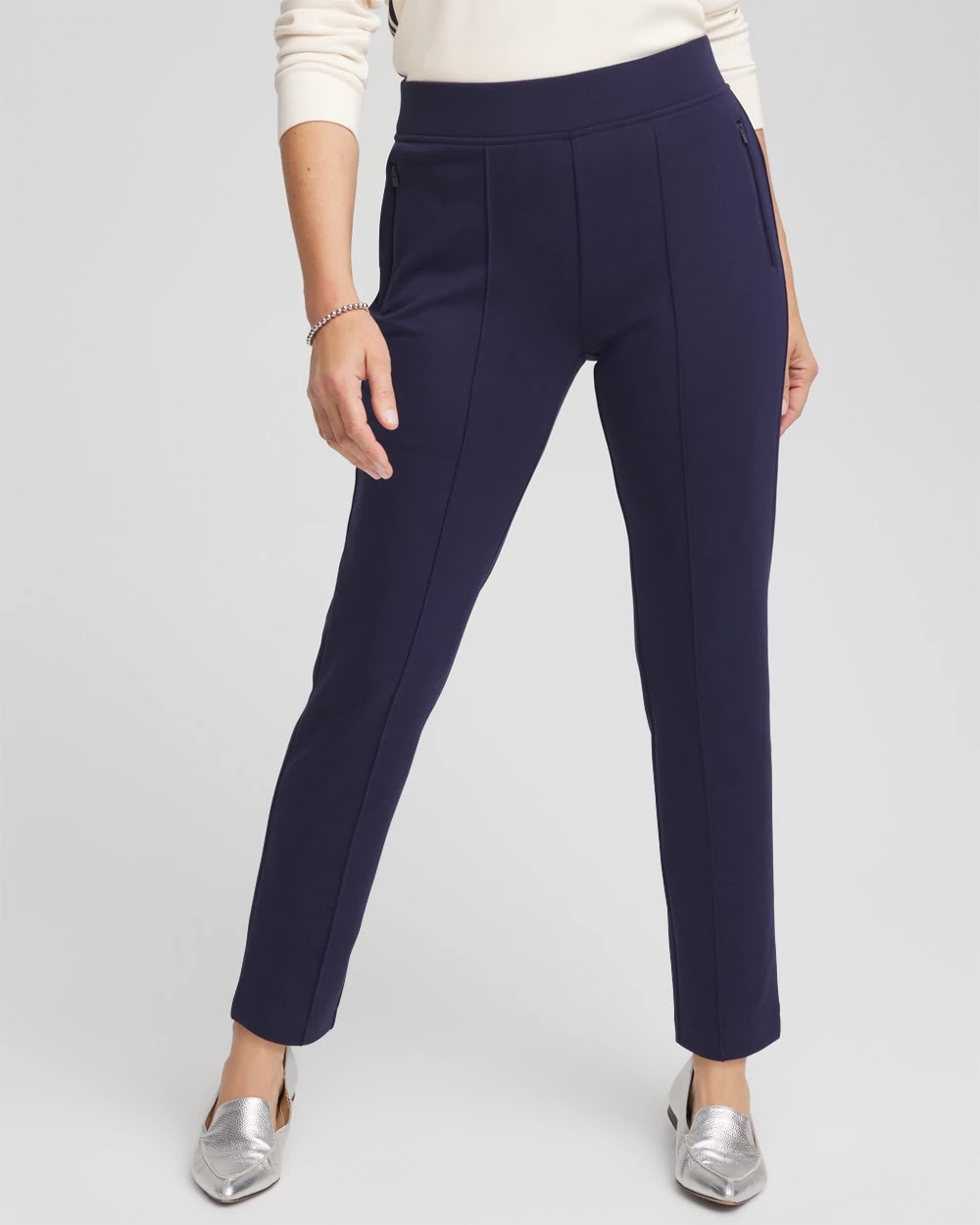 Zenergy® Double-Knit Ankle Pants Passport Blue - Chico's