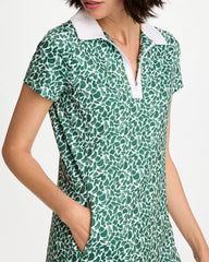 Zenergy® UPF Paint Contrast Dress Water Lily Green - Chico's