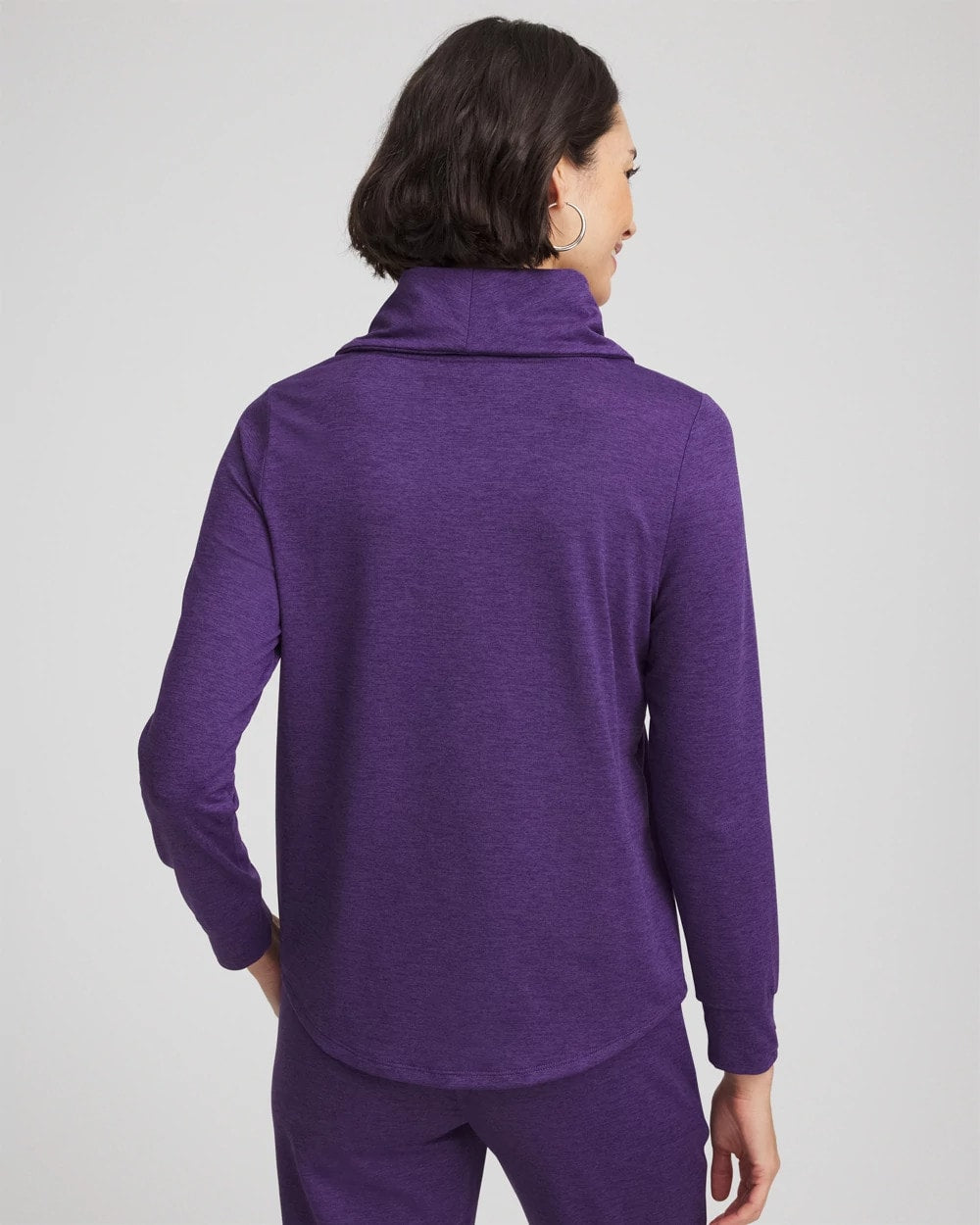 Zenergy® Cloud Cowlneck Top Purple Elixir - Chico's