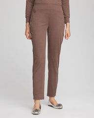 Zenergy® Cloud Satin Trim Pants Walnut - Chico's