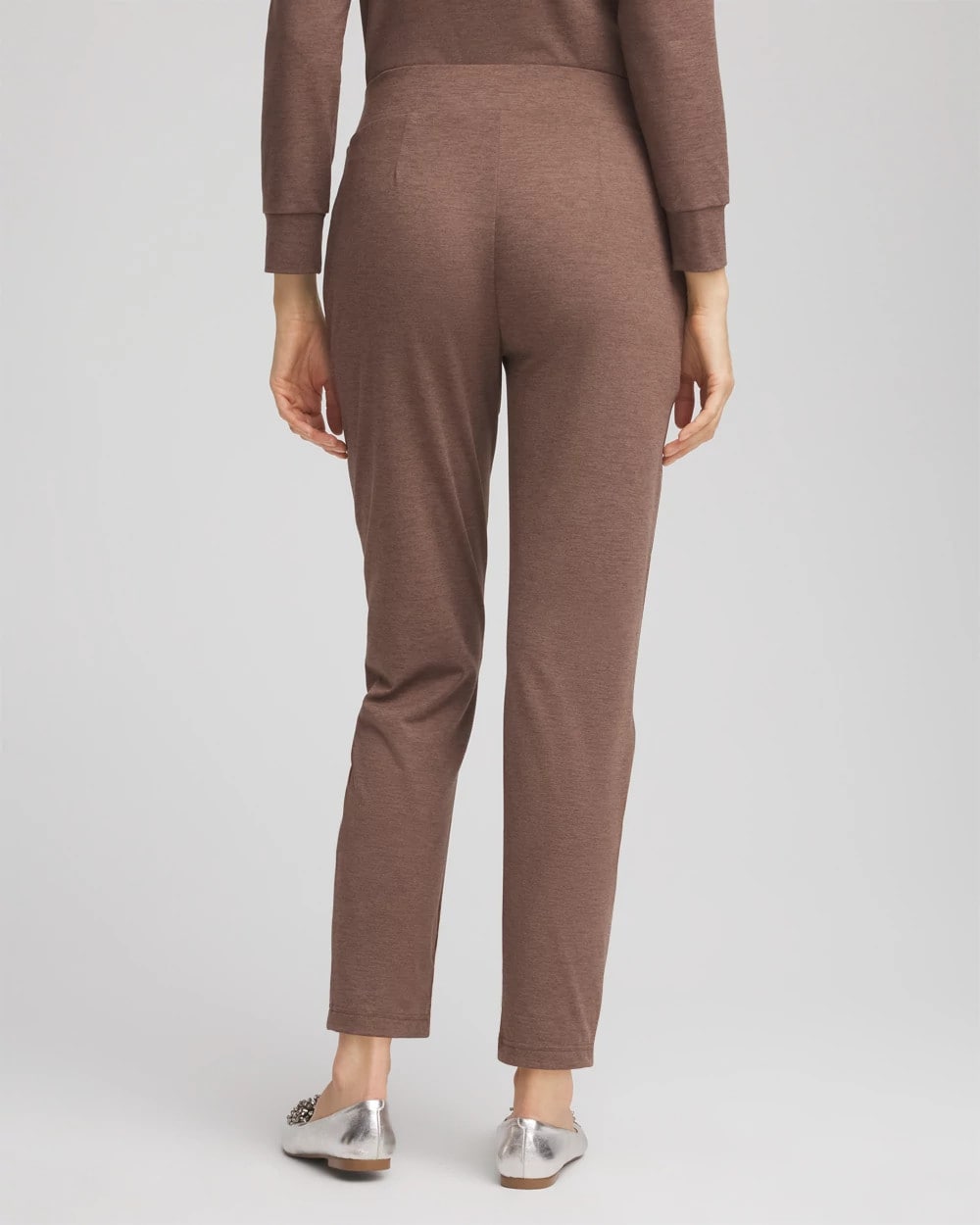 Zenergy® Cloud Satin Trim Pants Walnut - Chico's
