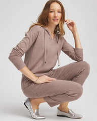 Zenergy® Luxe Rhinestone Sweater Taupe Heather - Chico's