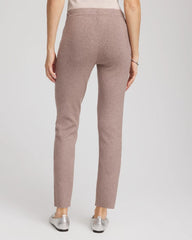 Zenergy® Luxe Rhinestone Ankle Pants Taupe Heather - Chico's