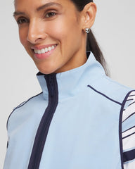 Zenergy® UPF Contrast Vest Crystal Topaz - Chico's