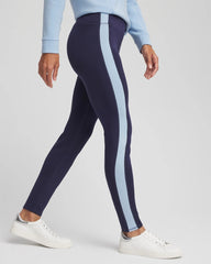 Zenergy® Soft Topaz Contrast Leggings Passport Blue - Chico's