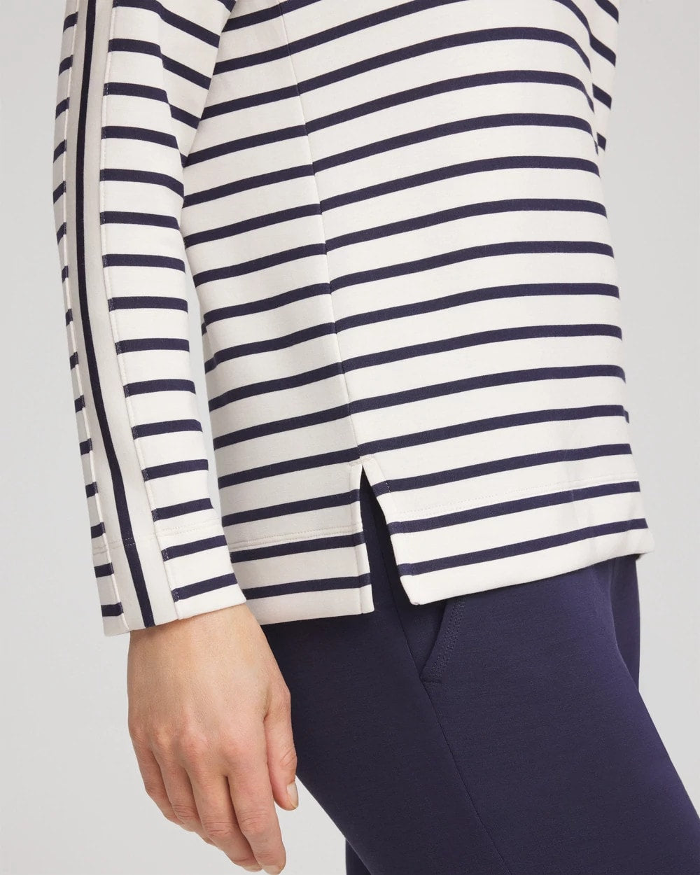 Zenergy® Soft Striped Top Passport Blue - Chico's